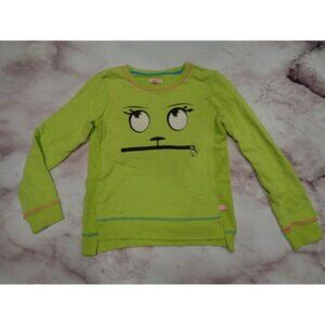 LittleMissMatched girls size 12 green "Sweet" sweatshirt
